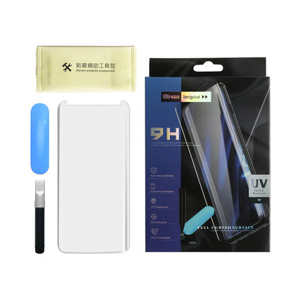 Liquid UV Curved Edge Glass Full Glue S10 S21 Ultra Plus S22 Tempered Glass Screen Protector