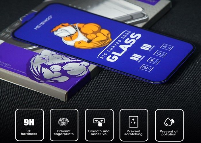 9H 9D Tempered Glass Screen Protector For Iphone Anti Scratch Hd Clear