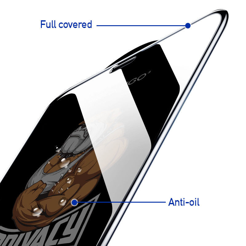 3D Privacy Temper Glass Screen Protector OEM Anti Shock Anti Explosion