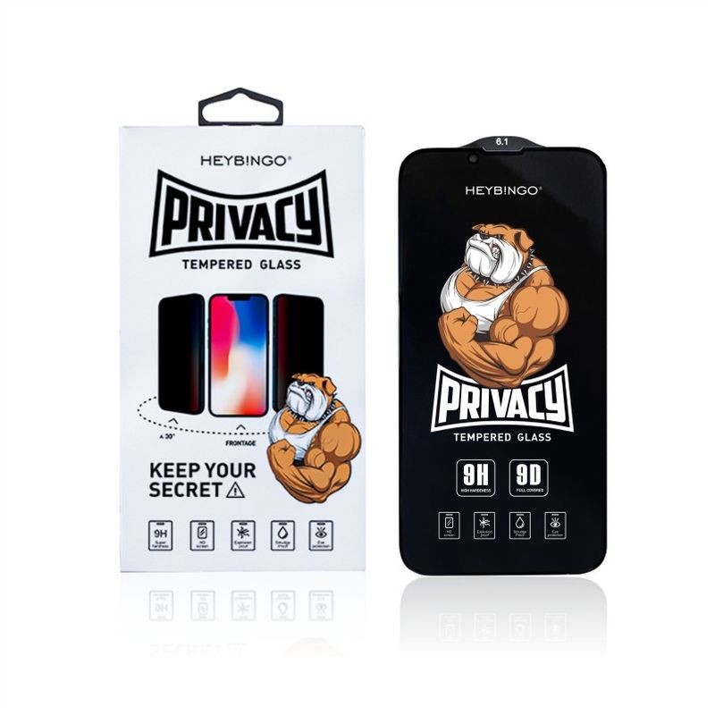 3D Privacy Temper Glass Screen Protector OEM Anti Shock Anti Explosion