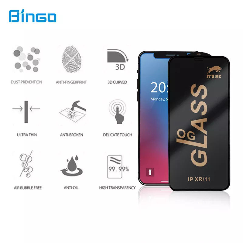 OG 3D Screen Protector Full Glue Tempered Glass Protector For IPhone 14 13 Pro anti broken