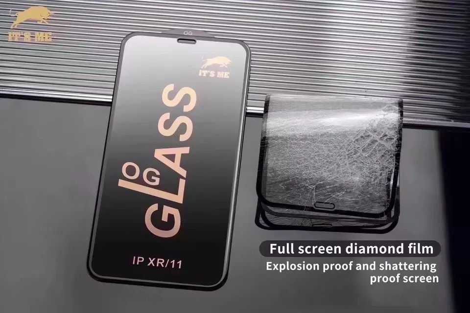 OG 3D Screen Protector Full Glue Tempered Glass Protector For IPhone 14 13 Pro anti broken