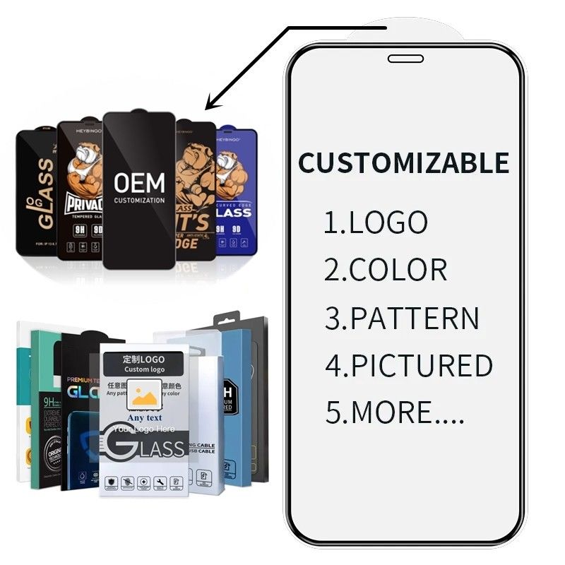 Custom OEM ODM 9H 3D Screen Protector For IPhone 14 13 12 12pro Max