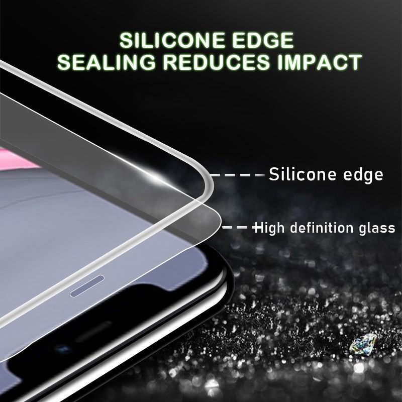 3d Curved Mobile Phone Luminous Tempered Glass For Iphone Infinix
