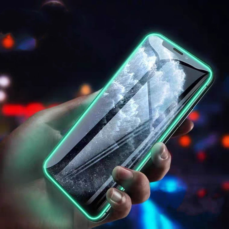 3d Curved Mobile Phone Luminous Tempered Glass For Iphone Infinix