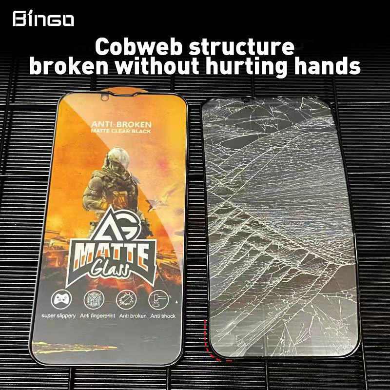 Anti Finger AG Matte 3d Impact Screen Protector For IPhone 14 Pro Max