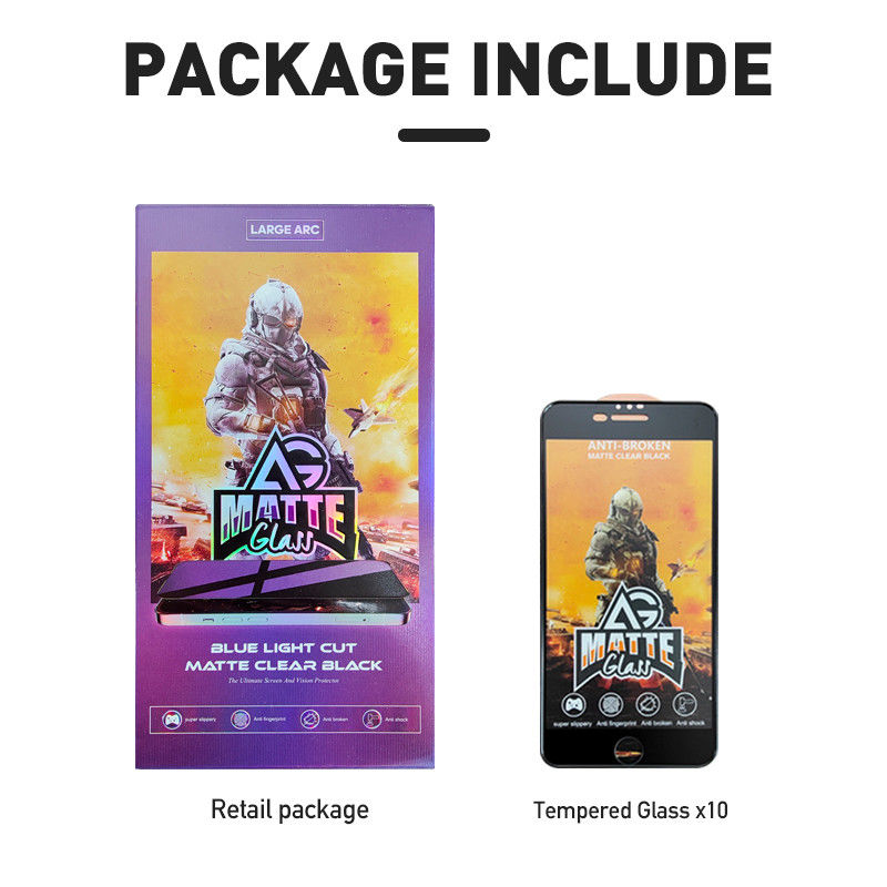Anti Finger AG Matte 3d Impact Screen Protector For IPhone 14 Pro Max