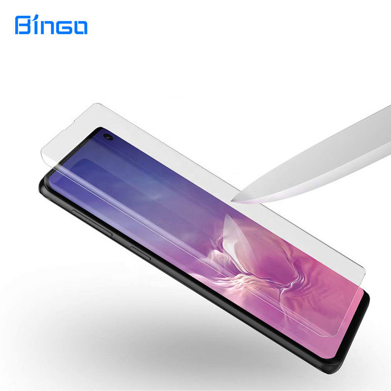 Liquid UV Curved Edge Glass Full Glue S10 S21 Ultra Plus S22 Tempered Glass Screen Protector